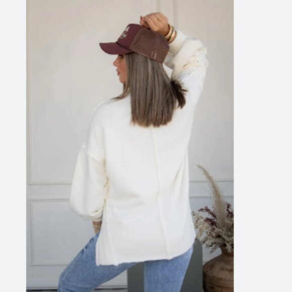 LAST ONE! new Free People We The Free Women’s Wonderful Cotton Pullover Top - Picture 12 of 16